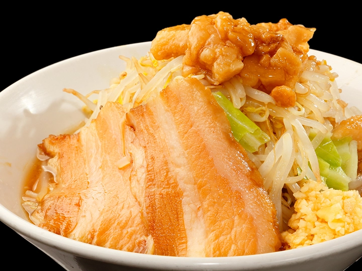 ラーメンフクロウ 汁なし（豚2枚入り）