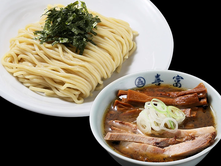 中華そば　喜富 チャーシュー竹の子つけそば