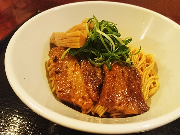 らーめんダイニング庵 上州牛の和え玉（極バージョン）