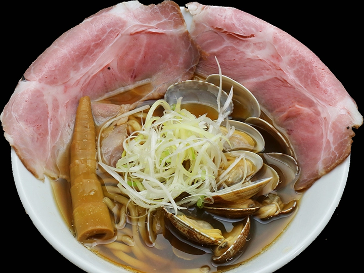 くそオヤジ最後のひとふり あさりラーメン
