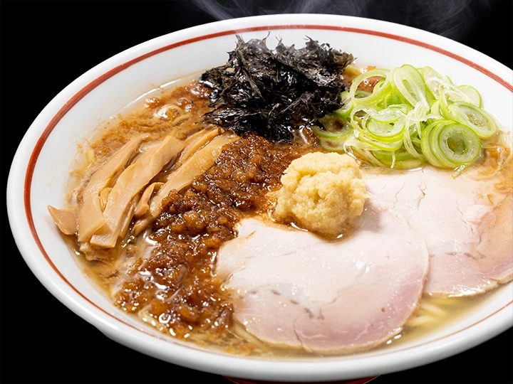 我武者羅 元祖 背脂生姜醤油ラーメン