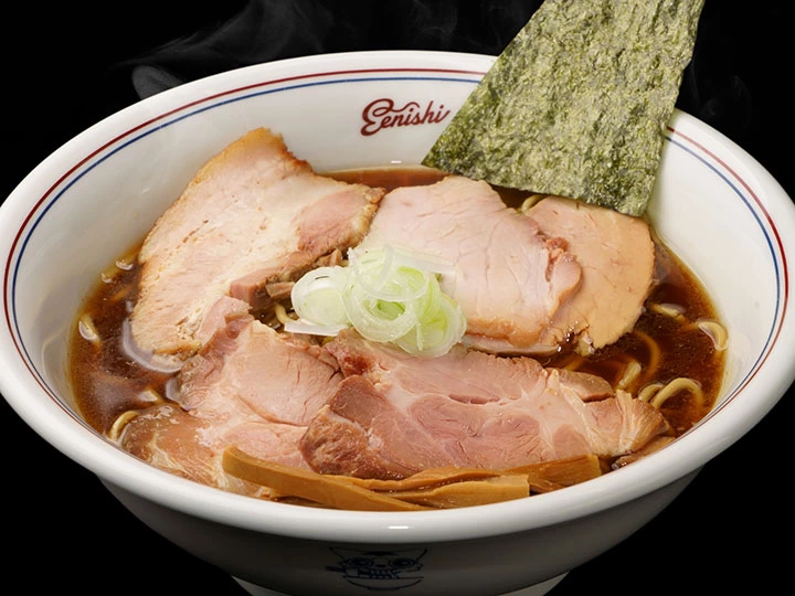 戸越らーめん えにし 醤油ラーメン　松（3種のチャーシュー付）