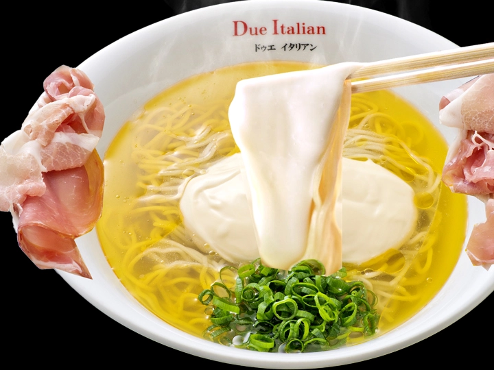 ドゥエイタリアン らぁ麺フロマージュ