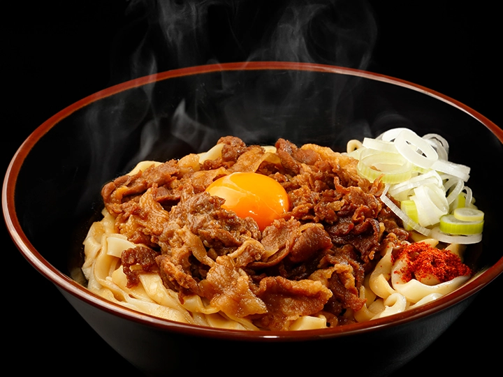 肉うどん さんすけ 汁無し肉うどん