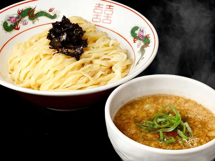 吟醸煮干灯花紅猿 背脂煮干つけ麺