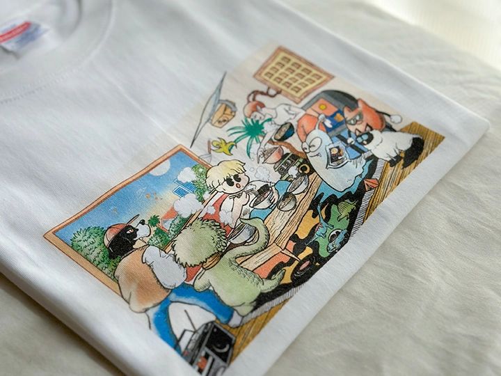 宅麺.com 13th Anniversary T-shirt【size: L】