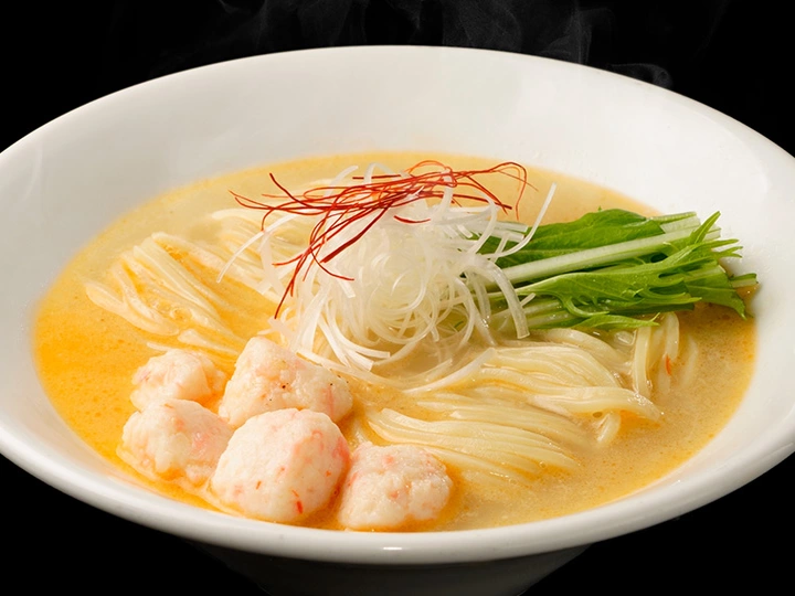 麺家 たけ田 蟹だし濁り塩らーめん